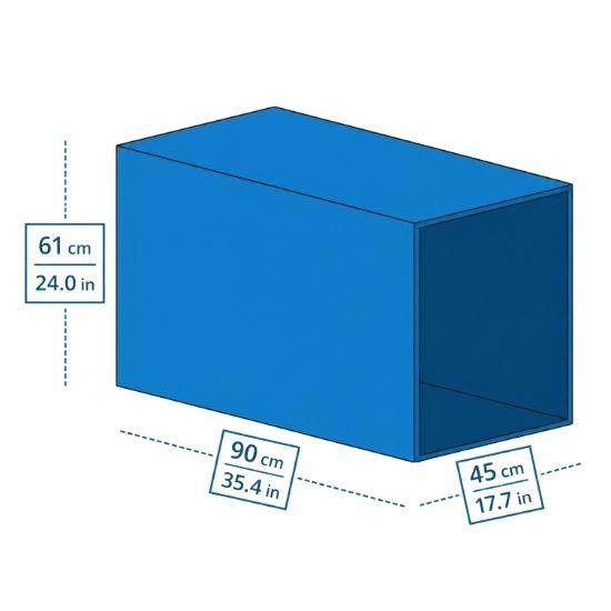 dimensioni lockers