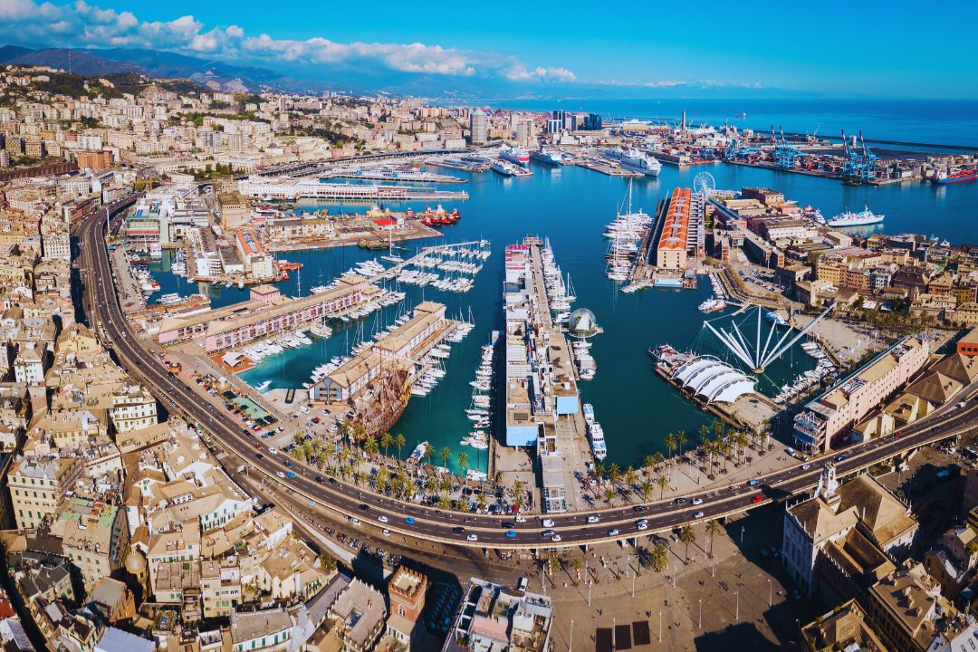 Immagine panoramica di Genova